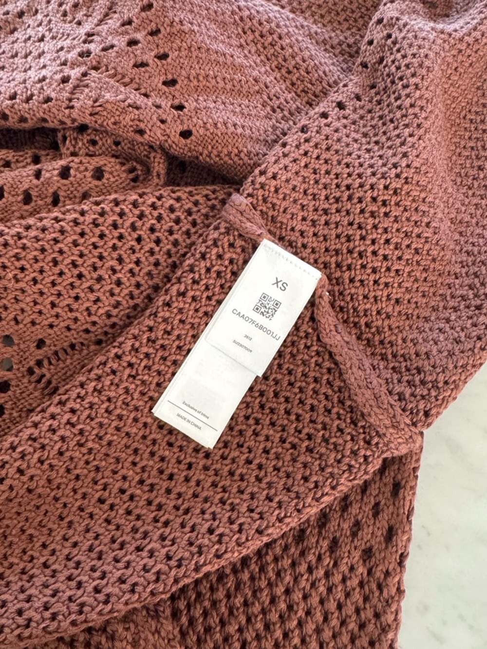 cupshe brown knit bikini cover up set - Picture 4 of 6